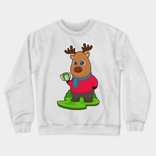 Reindeer Christmas Package Crewneck Sweatshirt